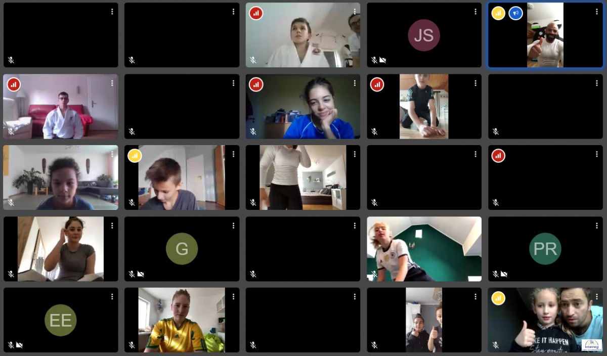 Pictures - Interreg Judo Online Training - 21.11.2020