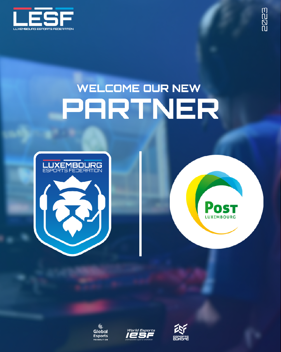 POST LUXEMBOURG TO BECOME MAIN PARTNER OF THE LUXEMBOURG ESPORTS  FEDERATION