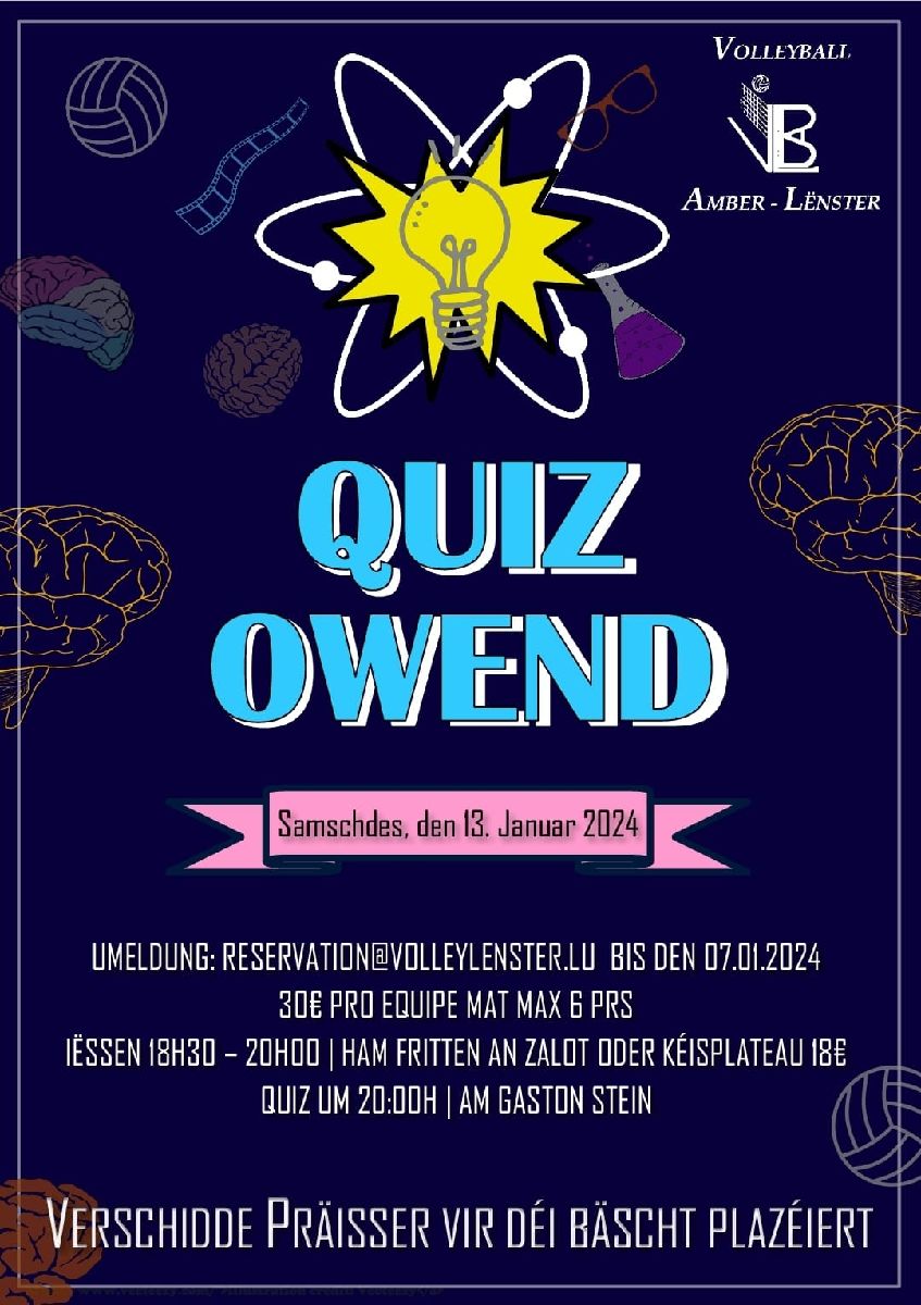 Quizowend 13.01.2024