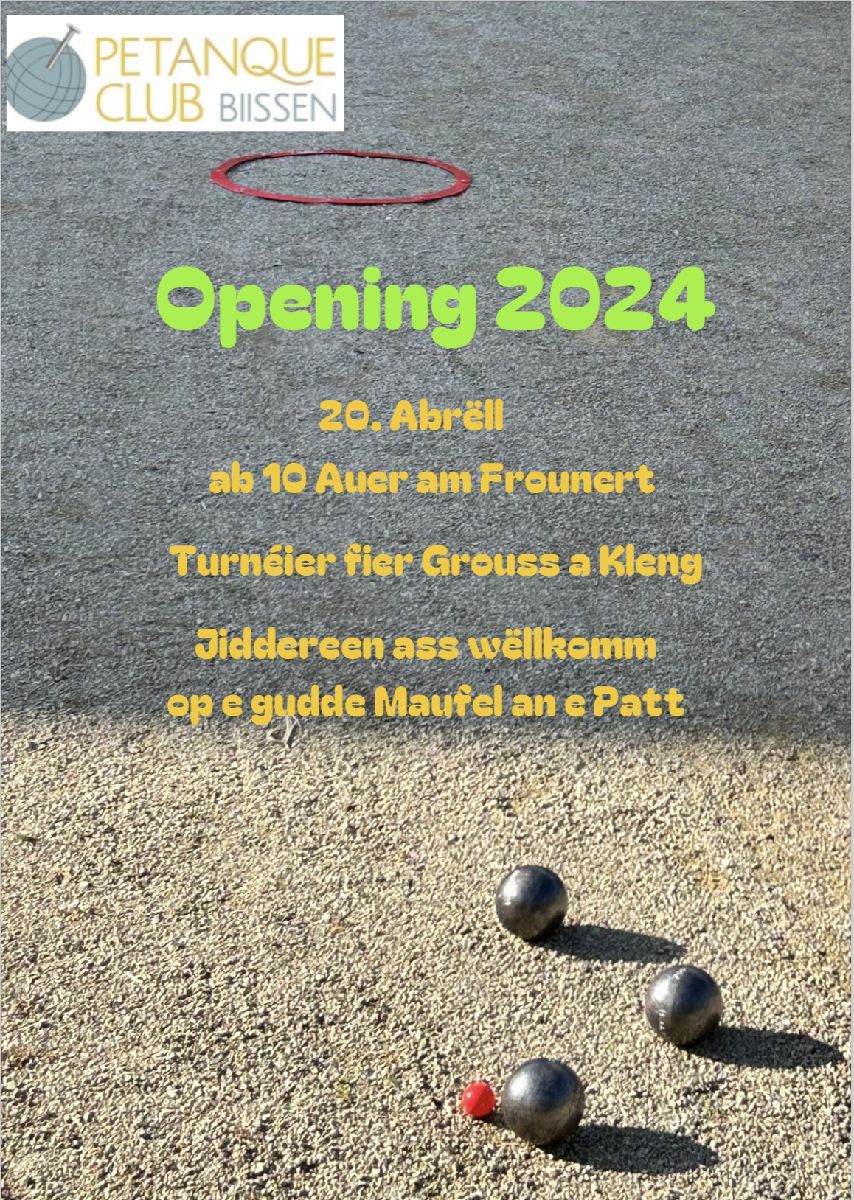 Opening 2024